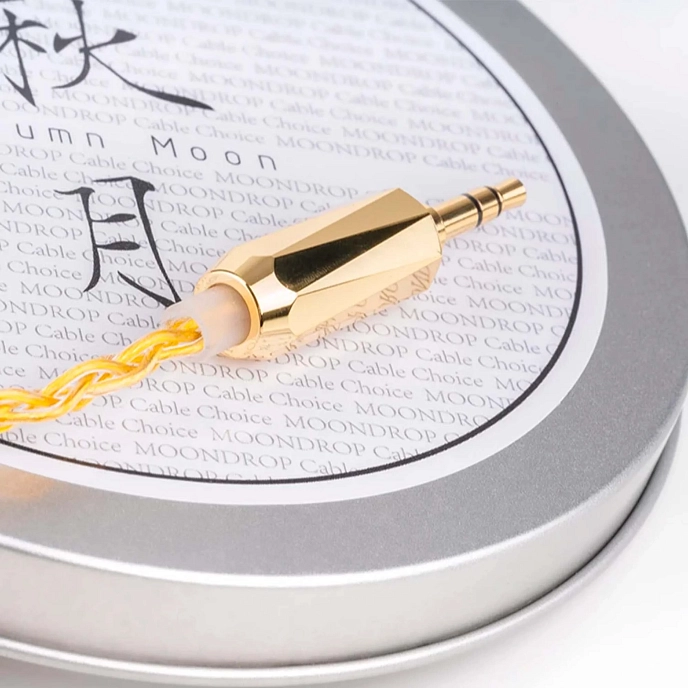 Cable MoonDrop Autumn Moon gold 2pin 3.5mm - img.2