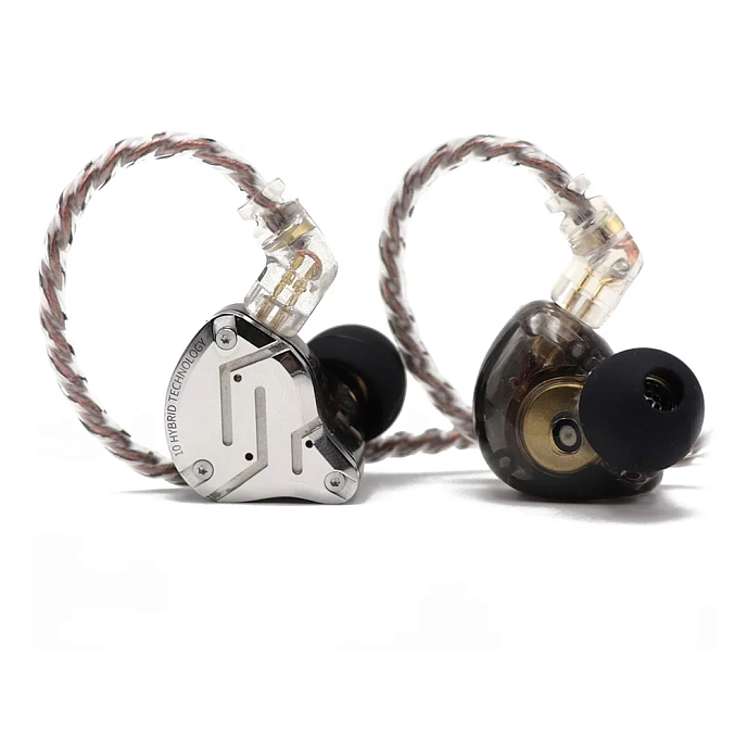 In-ear headphones KZ ZS10 Pro with Mic Black - img.0