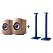 Kit KEF LSX II Soundwave + KEF S1 Floor Stand Cobalt Blue - img.0