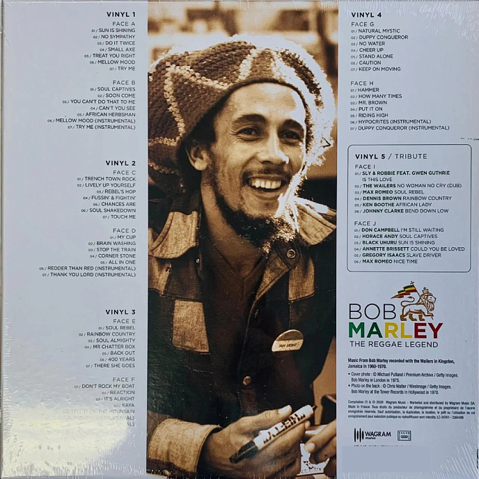 Box set Bob Marley - The Reggae Legend Box Set - 5LP - img.2