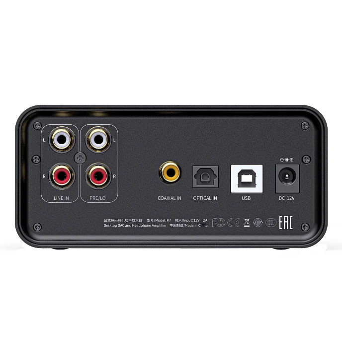 Headphone amplifier with DAC FiiO K7 - img.1
