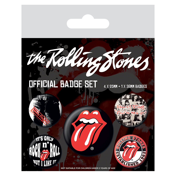 Souvenir Pyramid The Rolling Stones Pin Badge Pack - img.0