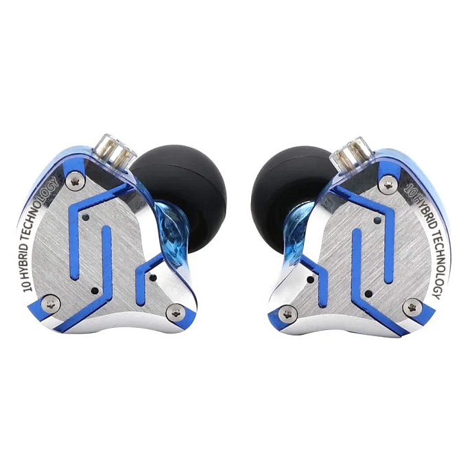 In-ear headphones KZ ZS10 Pro with Mic Glare Blue - img.2