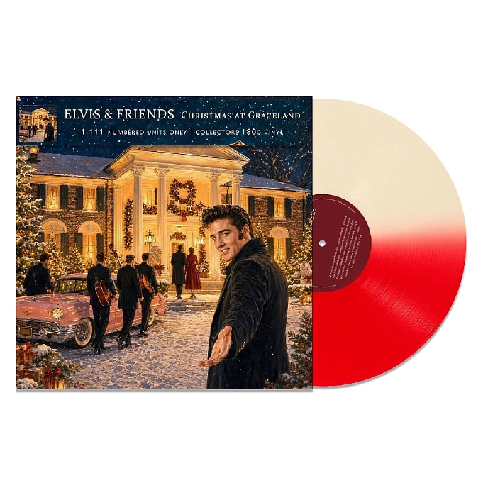Vinyl Record Elvis Presley & Friends - Christmas at Graceland (Half-Half, 1.111 Numbered) LP - img.5