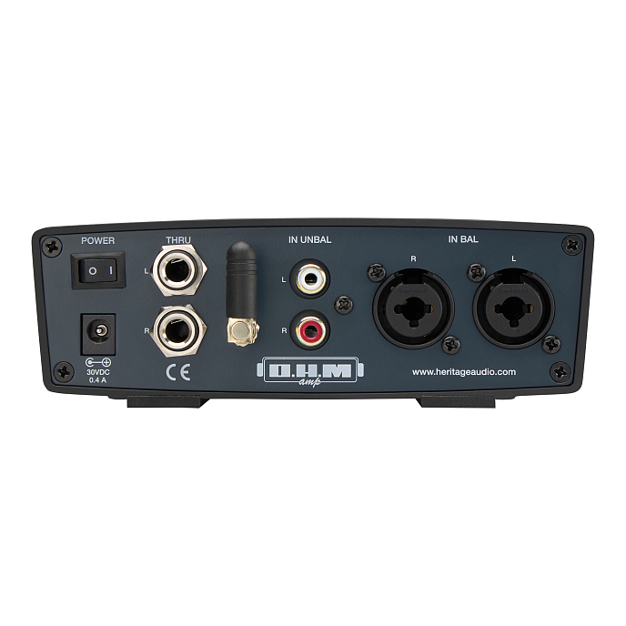 Headphone Amplifier Heritage Audio O.H.M Amp Black Blue - img.3