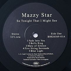 Vinyl Record Mazzy Star – So Tonight That I Might See LP