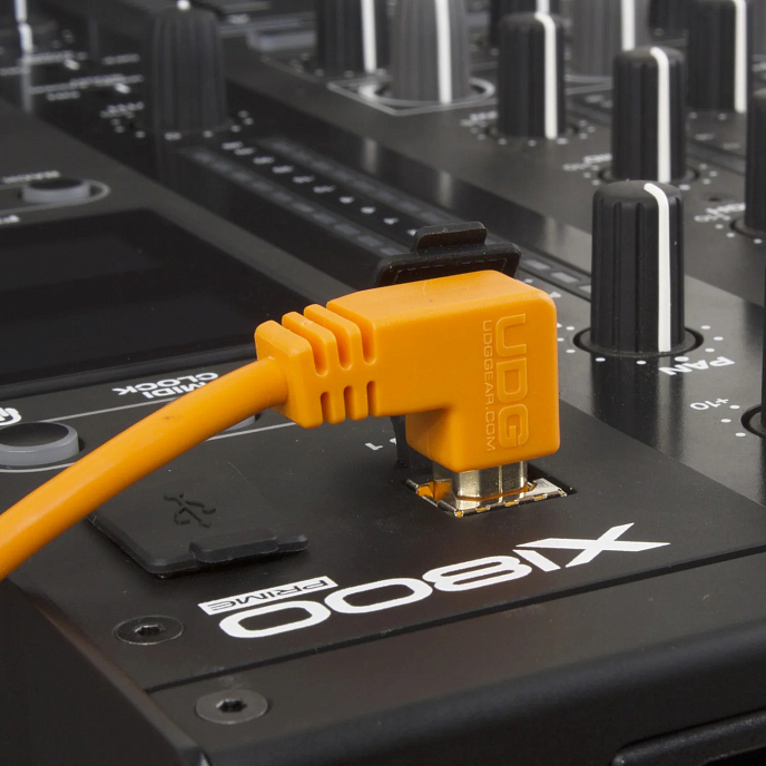 Cable UDG Ultimate Audio Cable USB-A - USB-B 2m Angled Orange - img.4