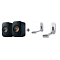 KEF LSX II Carbon Black + KEF B1 Wall Bracket Silver