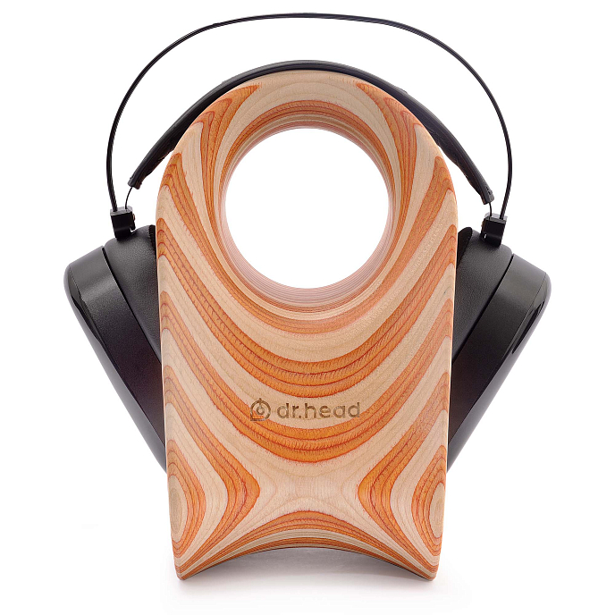 Headphone stand Dr.Head Under Wood Typhoon 1 Natural Orange - img.8