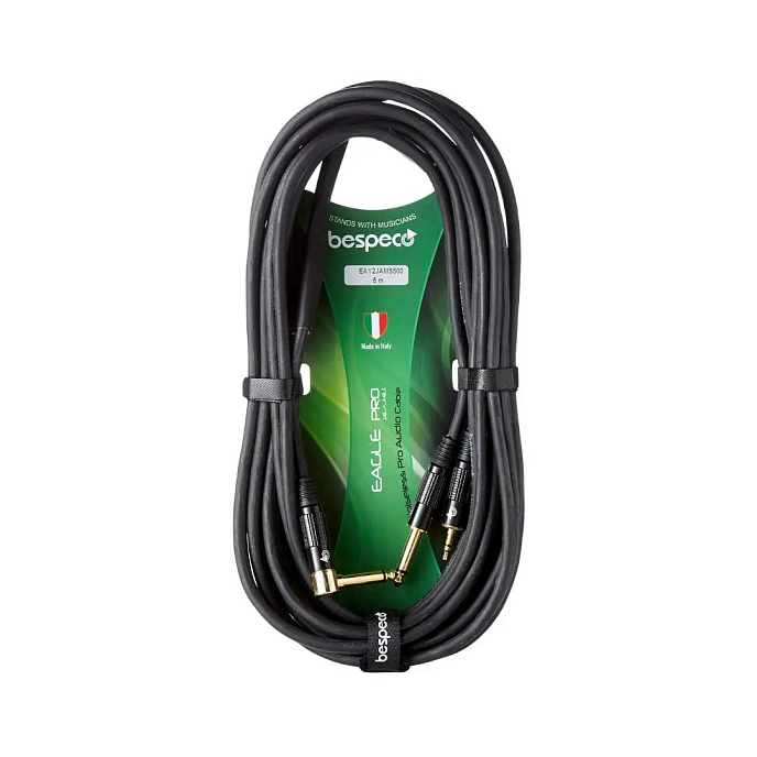 Cable Bespeco EAY2JAMS200 Black 2.0m - img.1