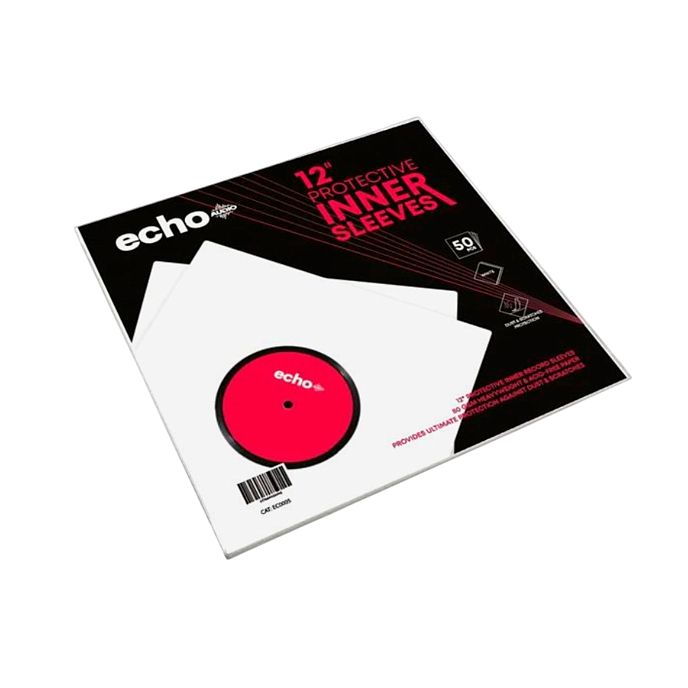Vinyl Record inner sleeves Echo Audio 12 Inner Sleeves 50pcs White - img.0