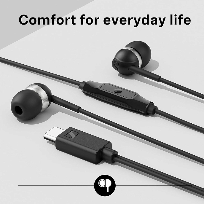 In-ear headphones Sennheiser CX 80U Black - img.2