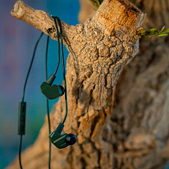 In-ear headphones Final Audio VR2000 with Controller & Mic Dark Olive