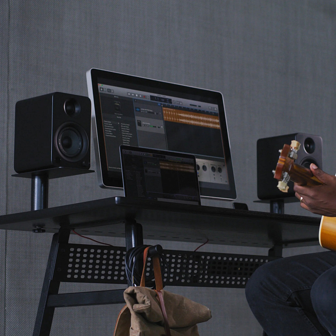 Bookshelf speakers Kanto YU4 Matte Black - img.5