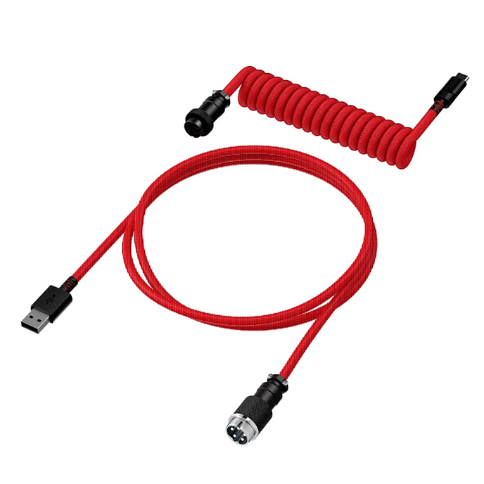 Cable HyperX Coiled Cable Red Black 1.37m - img.1