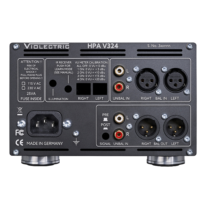 Headphone Amplifier Violectric HPA V324 Black - img.1