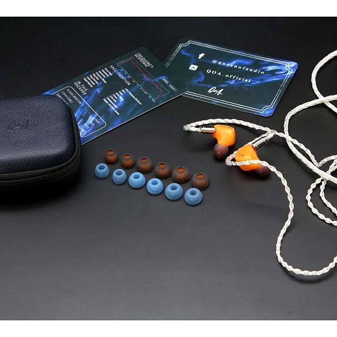 In-ear headphones Queen Of Audio Vesper 2 Yellow - img.4