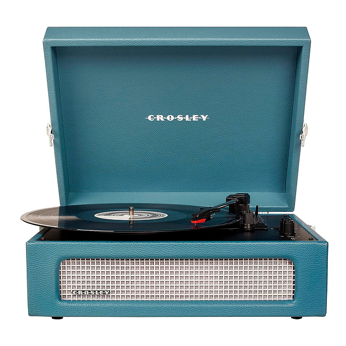 Turntable Crosley Voyager Portable With Bluetooth Out Washed Blue - img.0