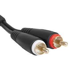 Cable UDG Ultimate Audio Cable Set 2RCA - 2RCA Straight 3m Black