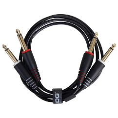 Cable UDG Ultimate Audio Cable Set 2Jack 6.3mm - 2Jack 6.3mm Straight 3m Black