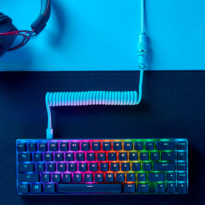 Cable HyperX Coiled Cable Gray Black 1.37m - img.6