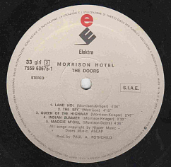 Vinyl Record The Doors - Morrison Hotel