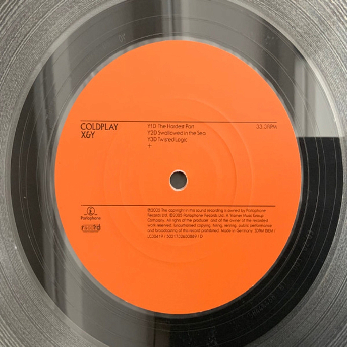 Vinyl Record Coldplay – X&Y (clear) - 2LP - img.13
