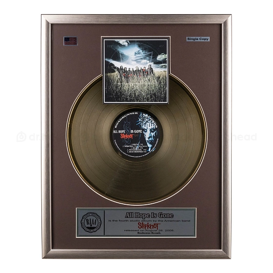 Souvenir Decor - Golden Disc Slipknot - All hope is gone - img.0