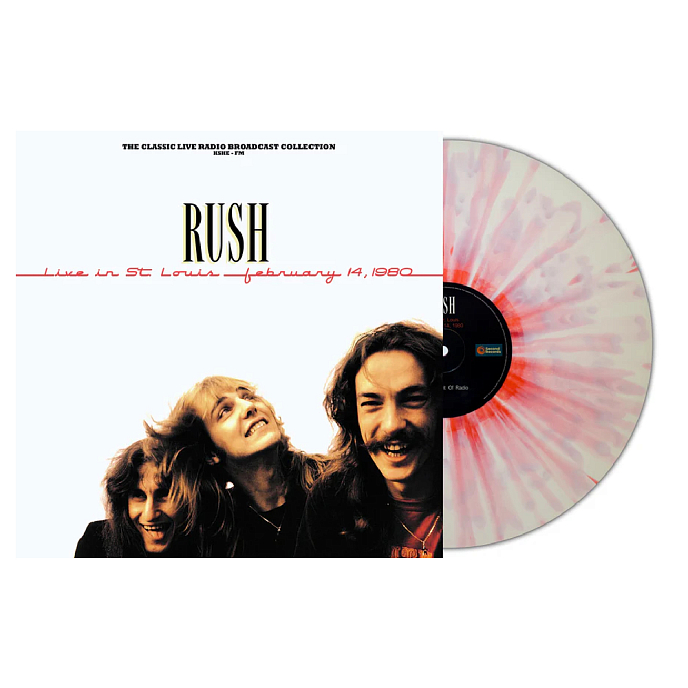 Vinyl Record Rush – Live In St. Louis 1980 (White With Red Splatter) - 2LP - img.1