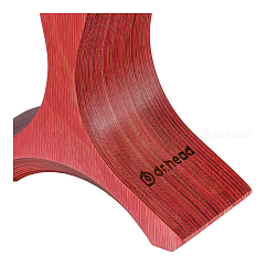 Headphone stand Dr.Head Under Wood Snowstorm 1 Light Ruby / Dark Ruby