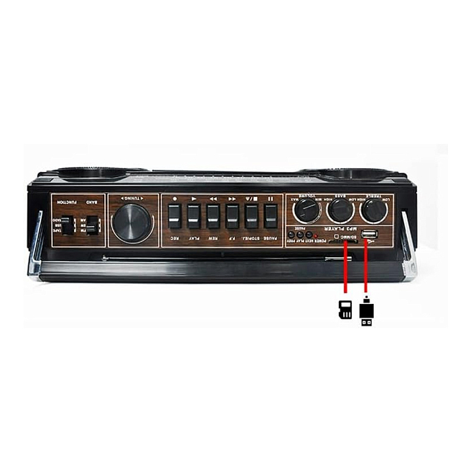 Player Echo Audio Retro Blast Lit Black - img.1