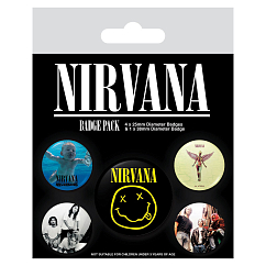 Souvenir Pyramid Nirvana (Iconic) Pin Badge Pack