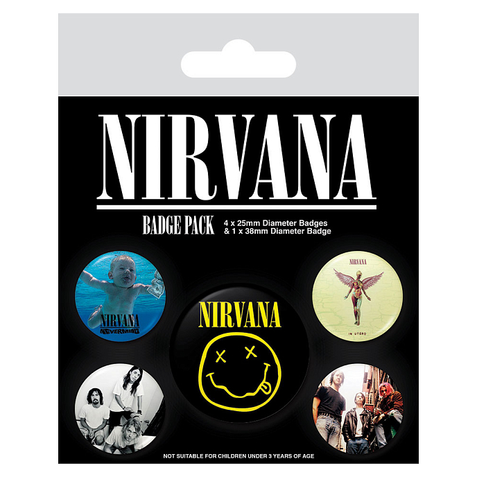 Souvenir Pyramid Nirvana (Iconic) Pin Badge Pack - img.0