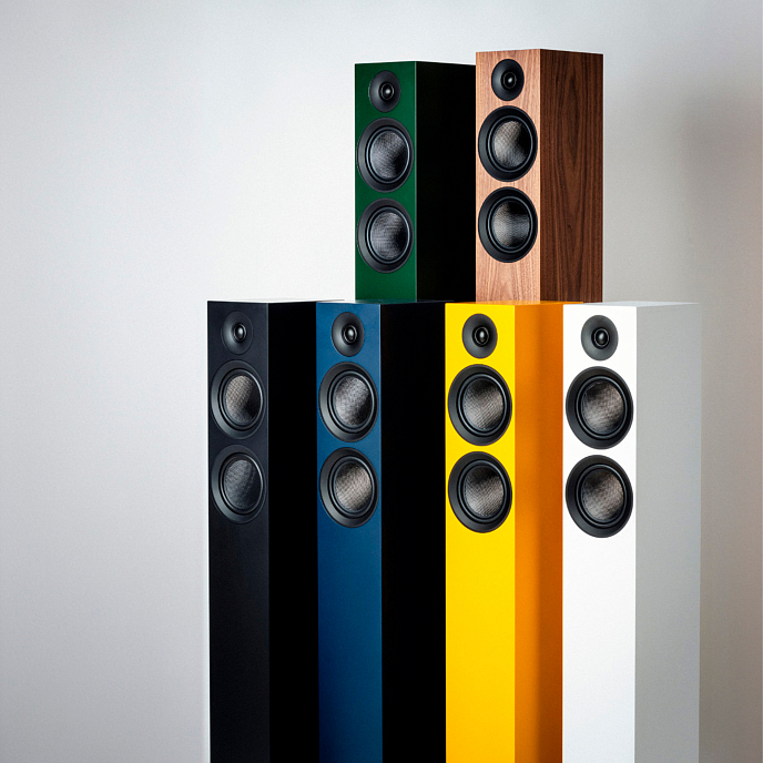 Floorstanding Speakers Pro-Ject Speaker Box 12 E Carbon Satin Yellow - img.2