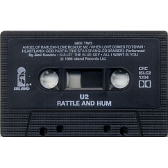 Сassette Tape U2 - Rattle And Hum