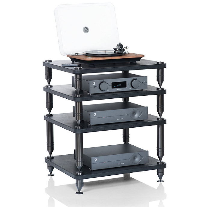Hi-Fi Stand NorStone Como 2 Leather Black - img.2