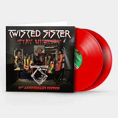 Vinyl Record Twisted Sister - Stay Hungry (40th Anniversary Edition,Translucent Red) - 2LP