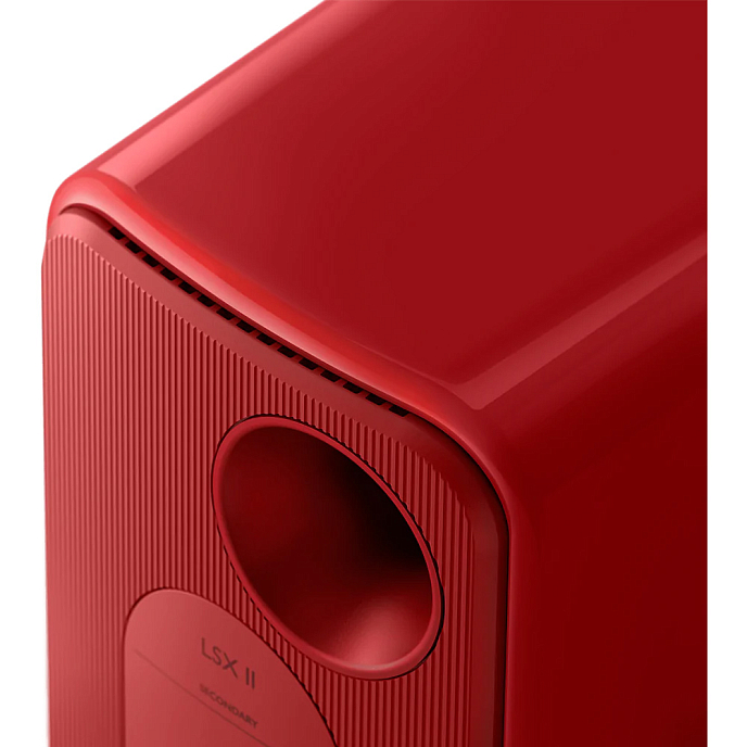 Kit KEF LSX II Lava Red + KEF B1 Wall Bracket Silver - img.6
