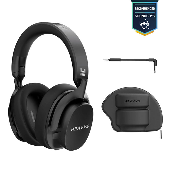 Wireless Headphones Heavys H1H Wireless Bundle Black - img.1