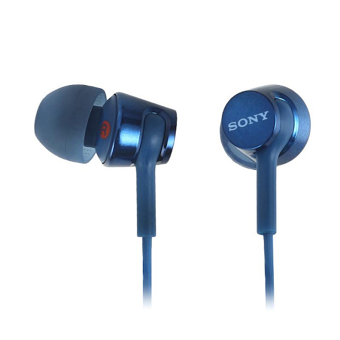 In-ear headphones Sony MDR-EX155AP Blue - img.1