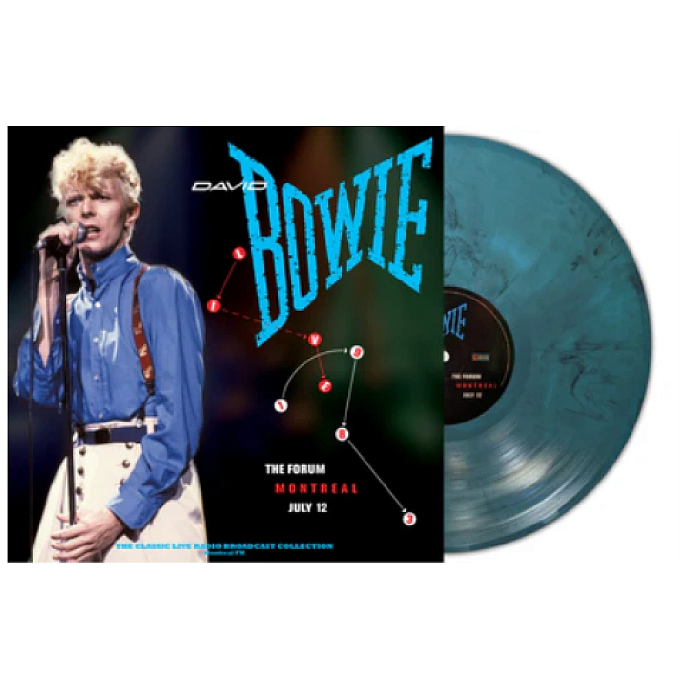 Vinyl Record David Bowie – Live At The Forum In Montreal July 12, 1983 (Green Marbled) - 2LP - img.1