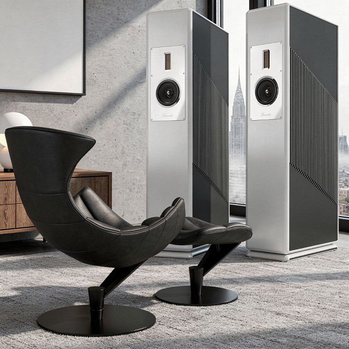 Listening Chair Bruunmunch Lobster Black Powder Coated Base Fully Upholstered Black / Black Vidar - img.9