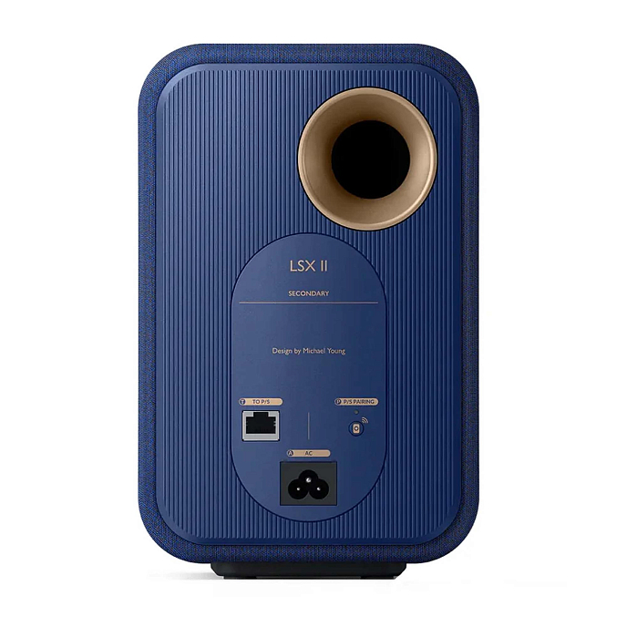 Kit KEF LSX II Cobalt Blue + KEF S1 Floor Stand Cobalt Blue - img.3