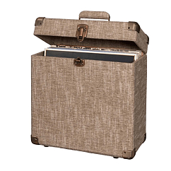 Vinyl Storage Box Crosley PLATTER PACK havana