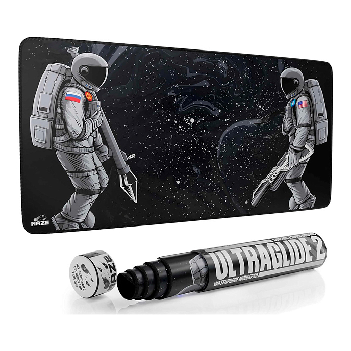 Mouse pad Maze ASTRO WAR-B Black 2XL - img.0