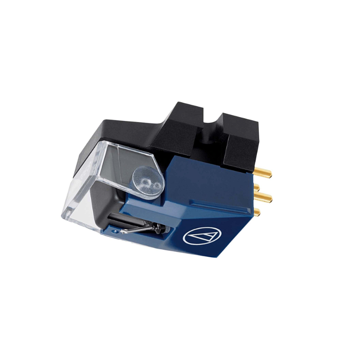 Cartridge and headshell kit Audio-Technica AT-VM520xEB/H Blue - img.1