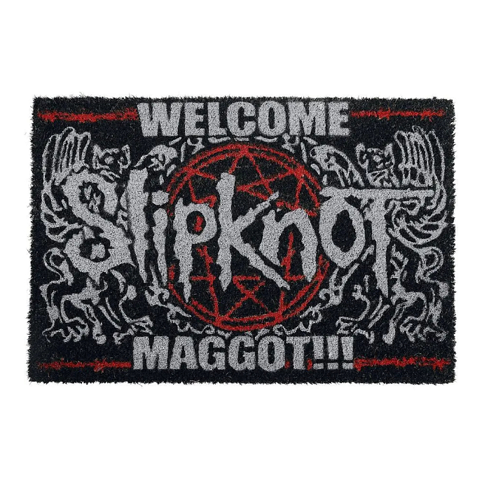 Floor mat Pyramid Slipknot Welcome Maggot (Doormat) Black/White 40x60cm - img.1