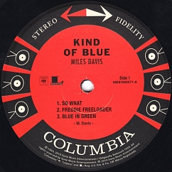Vinyl Record Miles Davis - Kind Of Blue (Columbia) LP