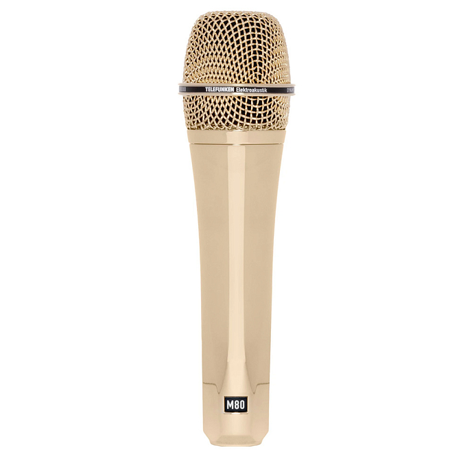 Vocal microphone Telefunken M80 Satin Gold - img.0