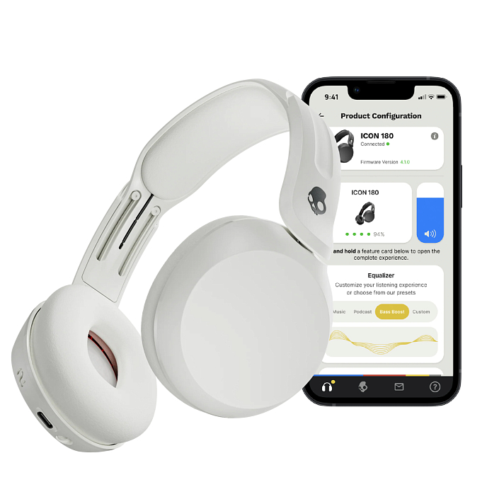 Wireless Headphones Skullcandy Icon 180 Bone - img.10